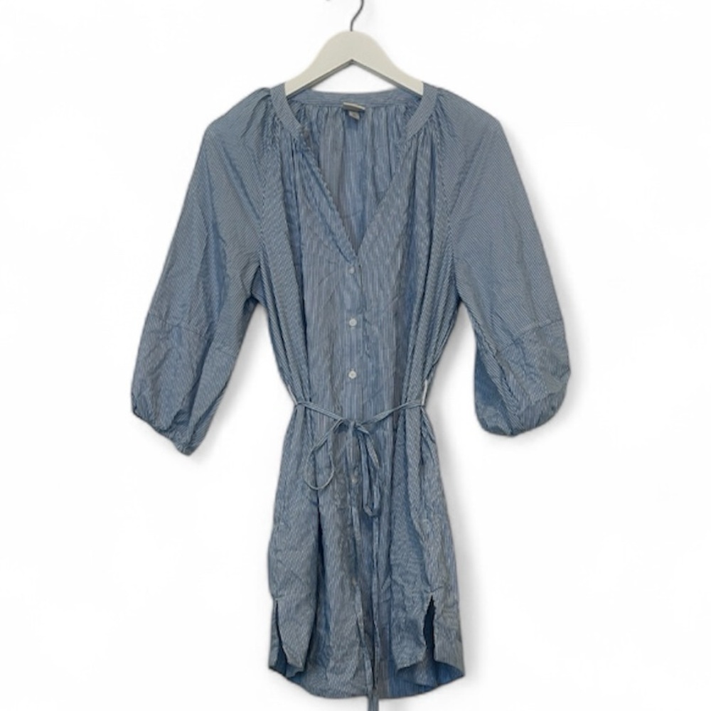 A New Day Balloon Sleeve Shirt Dress, Large